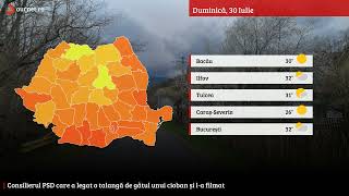 Vremea în România pentru weekend 2930 iulie 2023 [upl. by Jovi]