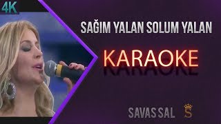 Sağım Yalan Solum Yalan Karaoke Türkü [upl. by Leuname]