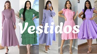 VESTIDOS ELEGANTES para EVENTOS 2025 HERMOSOS estilos [upl. by Odnolor251]