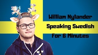 william nylander speaking swedish for 6 minutes [upl. by Ellmyer613]