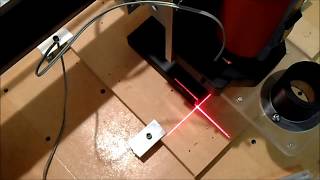 CNC Router  Zeroing Cross Laser [upl. by Olshausen]