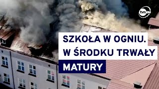 Ze szkoły w Grodzisku ewakuowano uczniów i nauczycieli TVN24 [upl. by Wivina80]