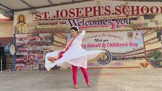 indo western dance performed by Vartika Mam on the occasion of childrens day [upl. by Shep129]