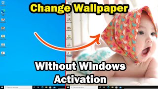 How to Change Windows 10 Wallpaper Without Activation  2024 [upl. by Aklim]