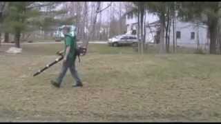 Dethatching Lawn Removing thatch after using dethatcher [upl. by Daphie474]