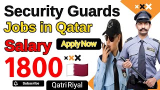 Private Security Guards jobs in Qatar  Security Guards Jobs  Qatar security Company jobs [upl. by Godart]