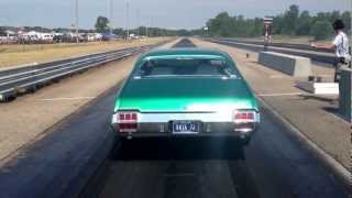 1972 Olds Cutlass 442 Runs 11s with a passenger [upl. by Eanyl]