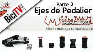 Tipos de ejes de pedalier para bicicleta 22 [upl. by Anaugahs]