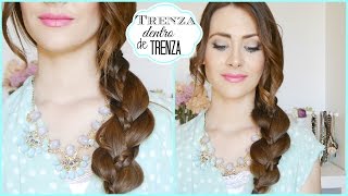 Peinado Fácil y Rápido con Trenza Peinado para cada día Easy braid Hairstyle [upl. by Emerej]