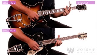 Angels Glory To God  Phil Wickham  Electric amp Acoustic Guitar Tutorial [upl. by Erapsag]