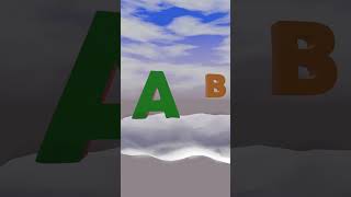 The alphabet song learn The ABCs french ABC Song les lettres de lalphabet [upl. by Nierman]