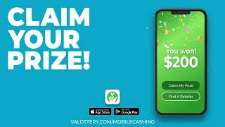 Cash Winning Tickets in the Virginia Lottery Mobile app [upl. by Akinit]