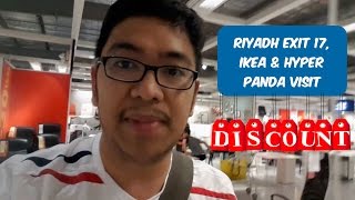 VLOG Exit 17 Riyadh Ikea Hyper Panda SACO 70 to 30 Discount [upl. by Ellenar]