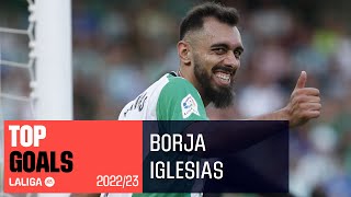 TOP GOLES Borja Iglesias LaLiga 20222023 [upl. by Kailey]