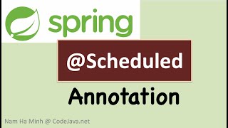 Spring Scheduled Annotation Examples [upl. by Erreip]