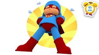 🦸 POCOYO in ENGLISH  Super Hero Friends 91 min  Full Episodes  VIDEOS and CARTOONS for KIDS [upl. by Dinah141]