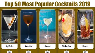 Top 50 Most Popular Cocktails In 2019  Most Famous Cocktails In The World [upl. by Farrica]