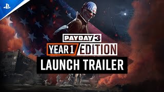 Payday 3  Year 1 Edition Launch Trailer  PS5 Games [upl. by Roch288]