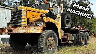 Will it START RARE 60yr Old 6X6 Diamond Reo Recovery Truck [upl. by Arrik]