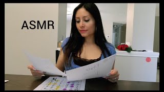 ASMR Organizing  sorting papers and magazine page turning lots of paper sounds [upl. by Eiznyl]