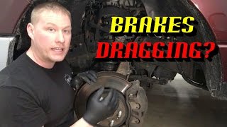 Ford Quick Tips 73 Quickly Diagnose a Sticking Brake Caliper w One Simple Test [upl. by Dyke124]