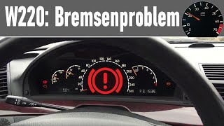 ProblemBremse und ProblemFederbein Airmatic Mercedes W220 S320 [upl. by Wini]