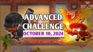 BTD6 Advanced Challenge  Can You Defeat The Triple Health DDTs  October 10 2024 [upl. by Maise]