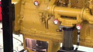 ESOC Series 900 Oil Change of Caterpillar 3406 [upl. by Zippora]