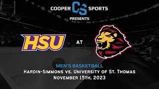 University of St Thomas Mens Basketball vs HardinSimmons [upl. by Ailin]