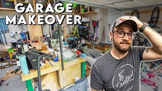 My garage was a DISASTER Garage Storage Makeover [upl. by Atilegna]