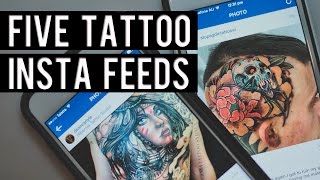 5 TATTOO ARTISTS YOU SHOULD FOLLOW ON INSTA [upl. by Prosser]