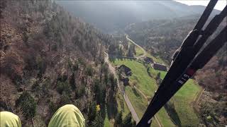 Gleitschirmfliegen bei Steinwasen am Schauinsland [upl. by Ahsienahs]