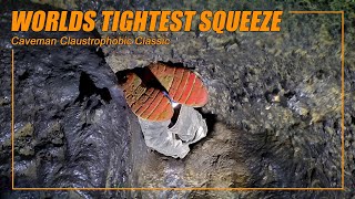 The tightest cave squeeze ever recorded 6x10 inches [upl. by Magree]