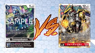 DBrigade DarkDramon VS Wargreymon BT14 DIGIMON TCG [upl. by Nnalorac]