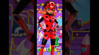 🌈Scarabella Miraculous Ladybug My Talking Angela 2 scarabella ayla ladybug miraculousladybug [upl. by Ybsorc]