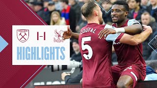 West Ham 11 Crystal Palace  Kudus Goal Secures A Well Fought Point  Premier League Highlights [upl. by Sirromad]