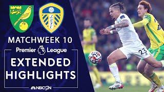 Norwich City v Leeds United  PREMIER LEAGUE HIGHLIGHTS  10312021  NBC Sports [upl. by Trever559]