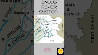 Indus river system Himalayan rivers of India bharat ki Nadiya youtubeshorts shorts rivers [upl. by Glogau]