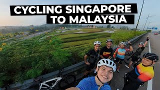 Cycling Singapore to Malaysia [upl. by Ariamat]