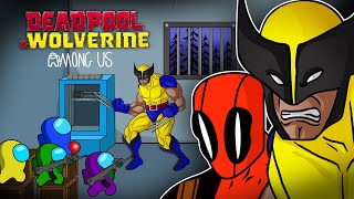 어몽어스 VS DEADPOOL amp WOLVERINE  KDC Toons AMONG US ANIMATION [upl. by Nelrsa967]