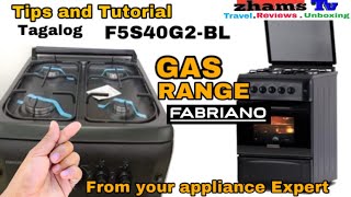 How to Operate manually FABRIANO Gas Range  MATTE black 4gasactual tutorial F5S40G2BL gasrange [upl. by Apgar]