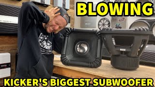 BLOWING KICKERS BIGGEST SUBWOOFER  Solo X 15quot Review Pt 2 [upl. by Nairam326]