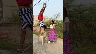 Chair balance gymnast acrobatics action acrobat stunt viralshorts couplegoals balance [upl. by Ciredec]