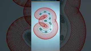 quotGeometric Art from Number 3  Unique Spirographquot spirographshr satisfying spirograph asmr [upl. by Pandolfi922]