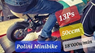 Polini Minibike Prüfstand und Auspuffbau [upl. by Odetta]