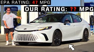 Whats the ACTUAL Fuel Economy We TEST the 2025 Toyota Camry  RealWorld Highway MPG Test [upl. by Eniamrehc]