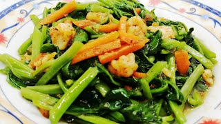 Spinach Stir Fry  How to Cook Spinach  Spinach side dish [upl. by Nwadahs]