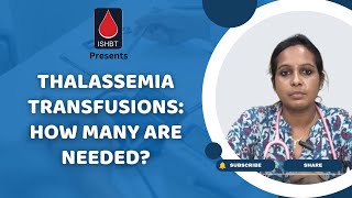 How often should a thalassemia patient receive blood transfusions [upl. by Amla]