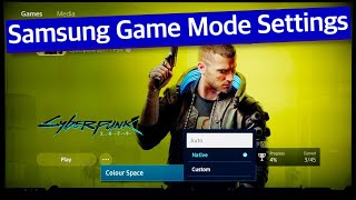 Samsung TV Best Game Mode Settings for PS5 amp Xbox Series X 4K120Hz Gaming [upl. by Tteragram]