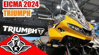 Triumph en EICMA 2024  Todas sus motos [upl. by Louisette278]